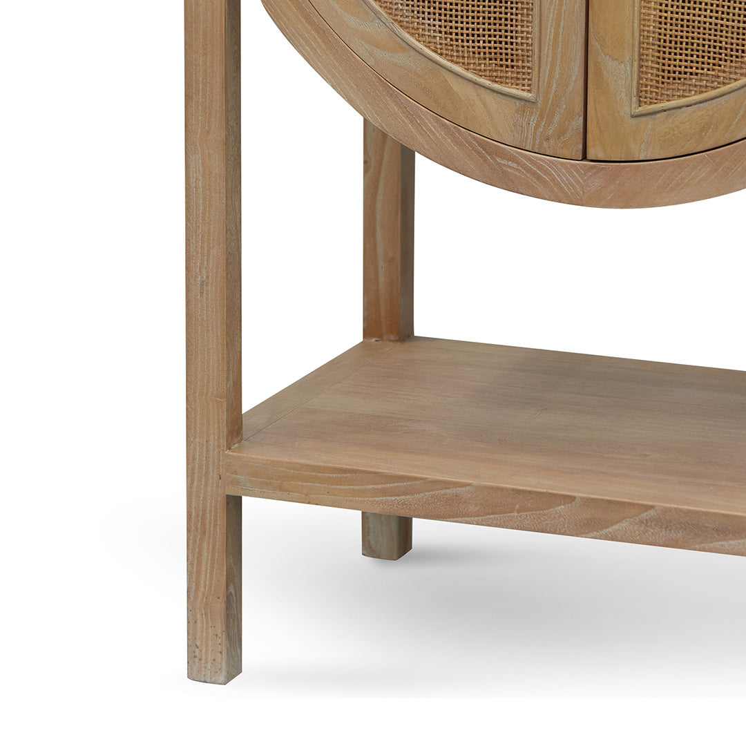 Sanddale 65cm Rattan Door Cabinet