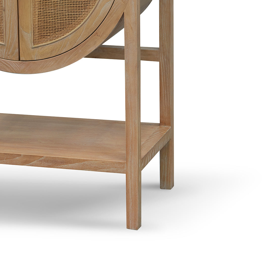 Sanddale 65cm Rattan Door Cabinet
