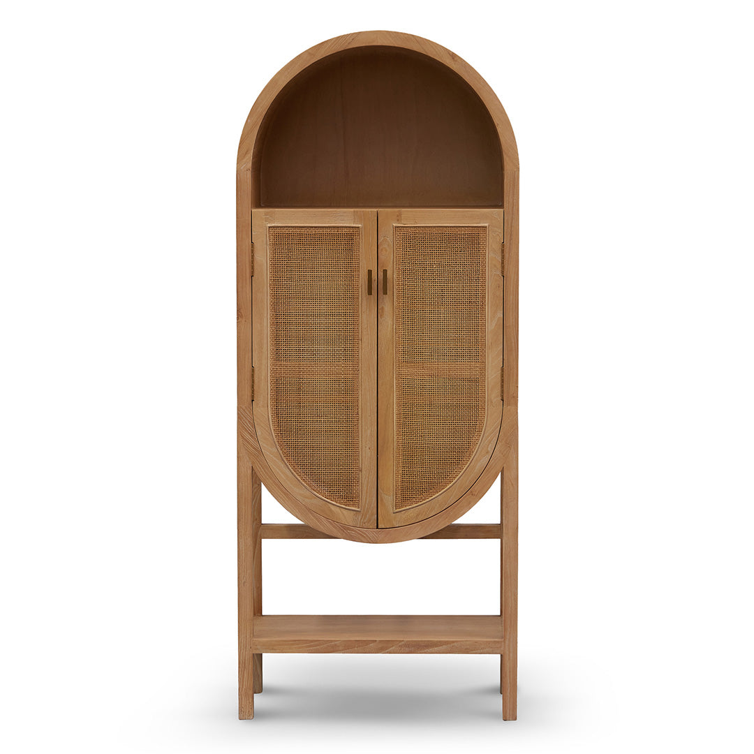 Sanddale 65cm Rattan Door Cabinet