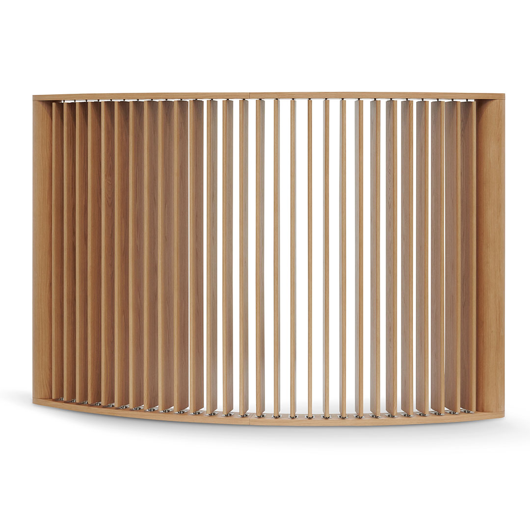 Pangbourne 300cm Curved Wall Stand