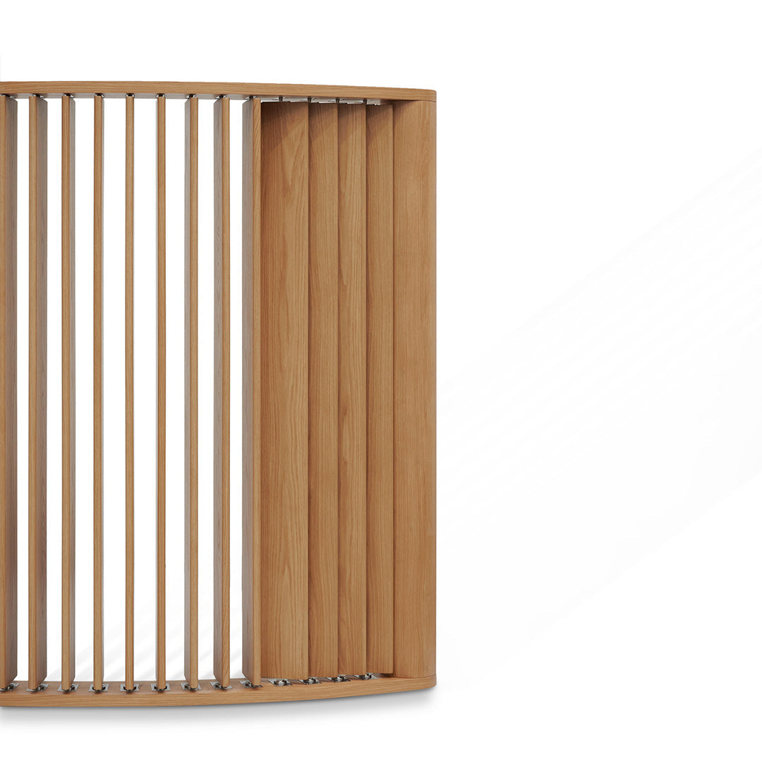 Pangbourne 300cm Curved Wall Stand