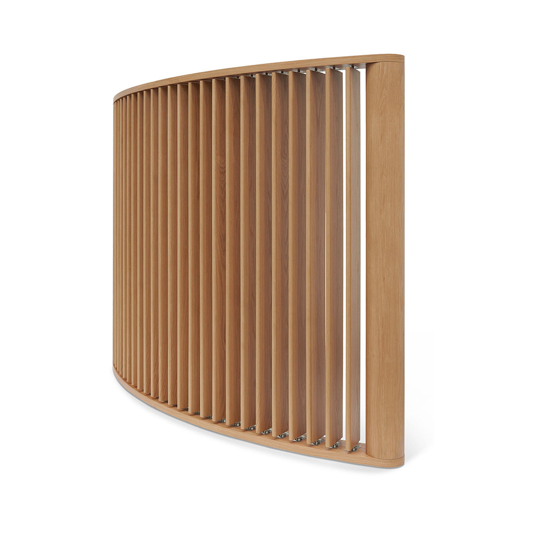 Pangbourne 300cm Curved Wall Stand