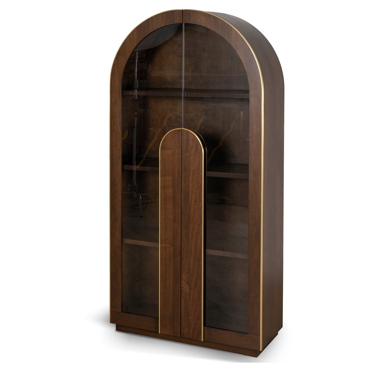 Queenswood 200cm Glass Cabinet