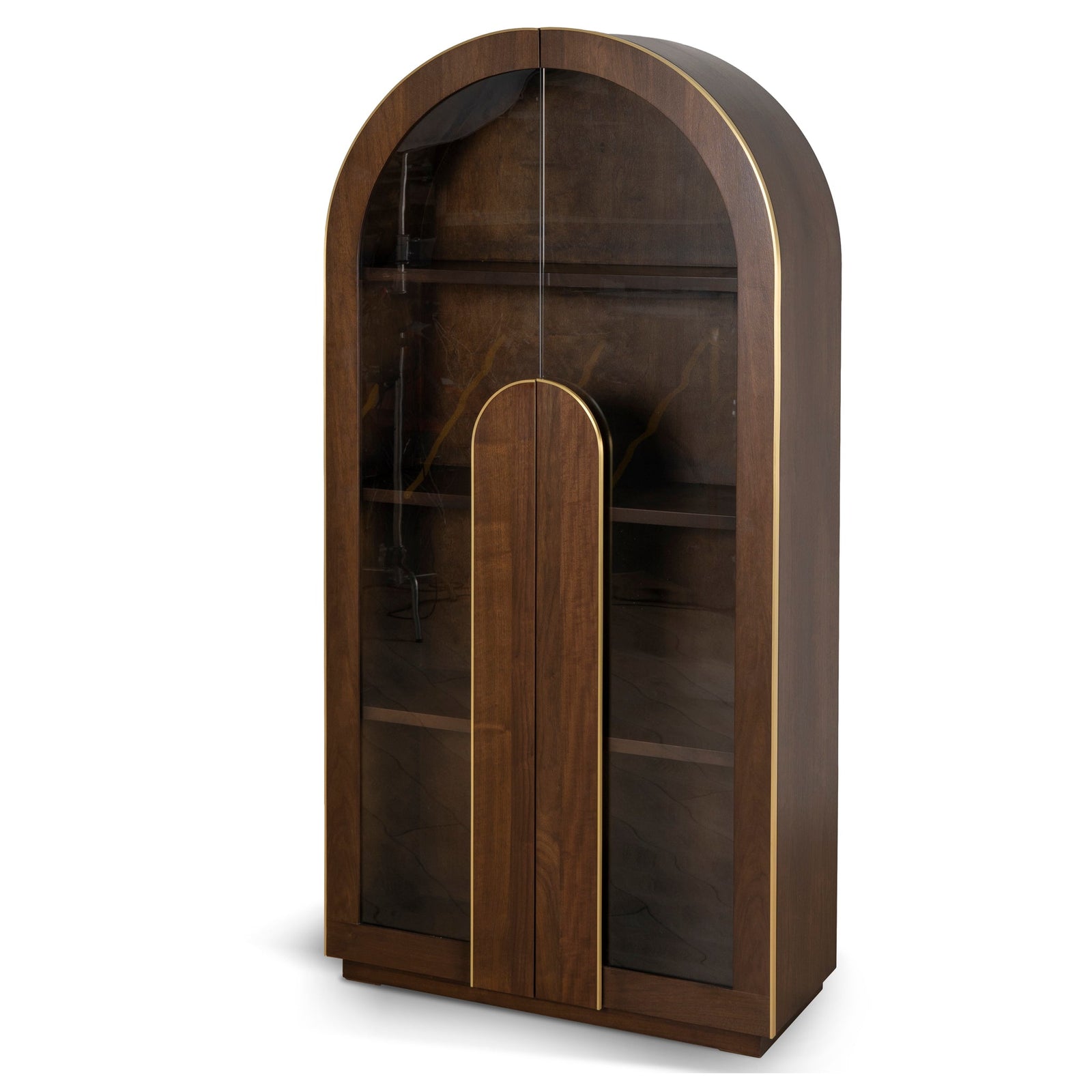 Queenswood 200cm Glass Cabinet