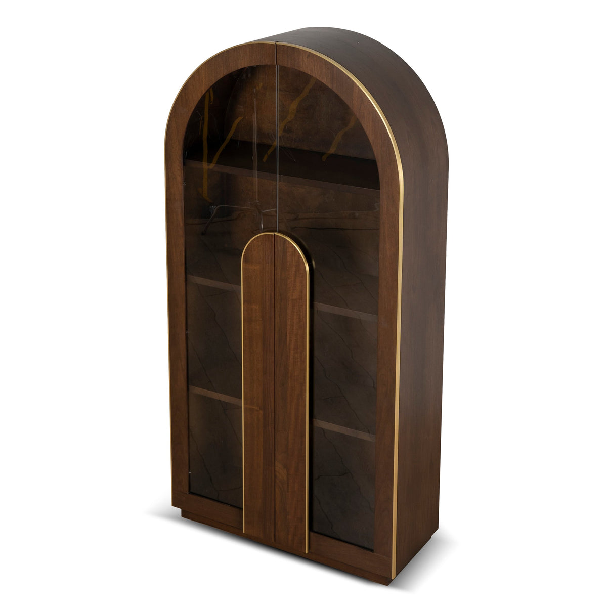 Queenswood 200cm Glass Cabinet