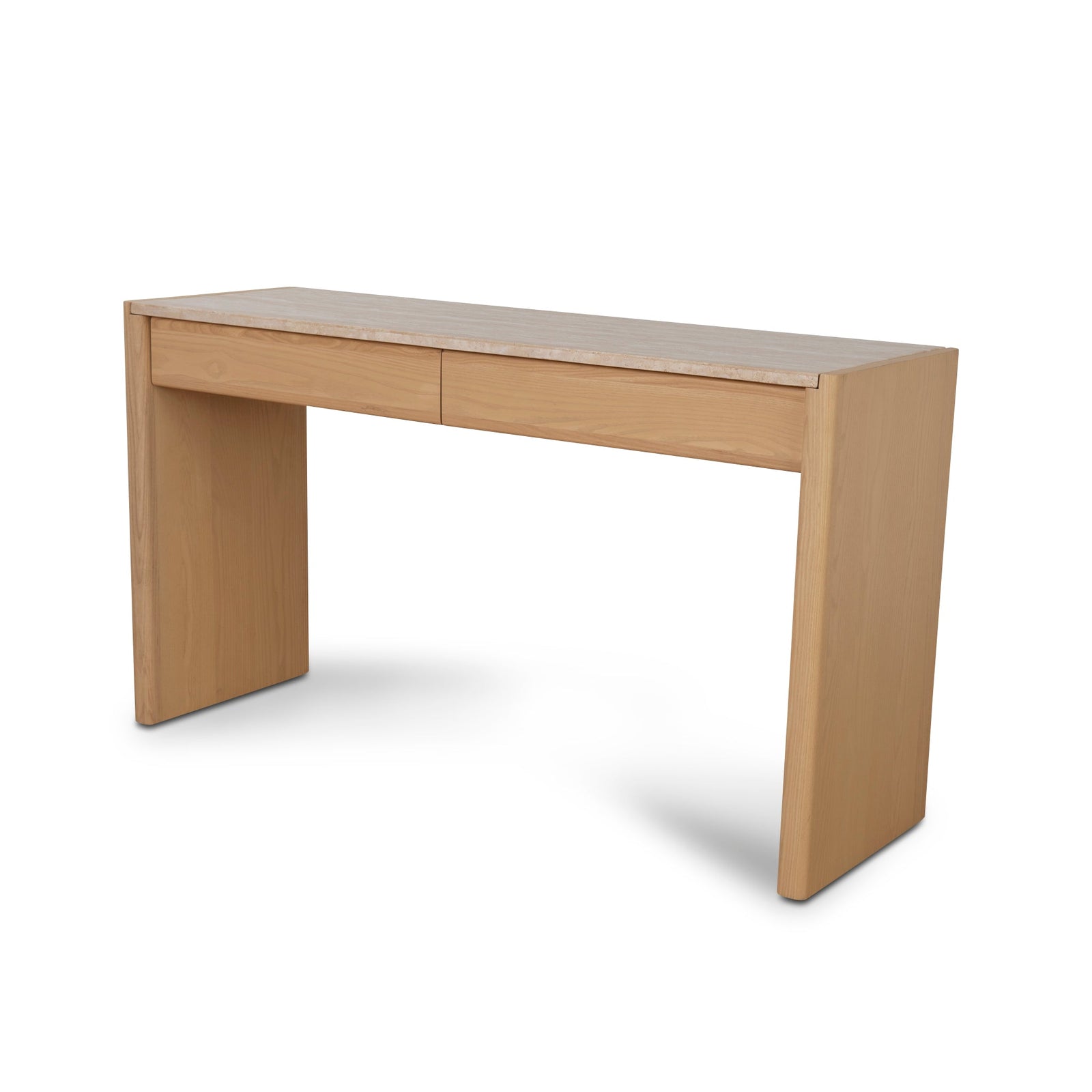 Sherside 140cm Travertine Console Table