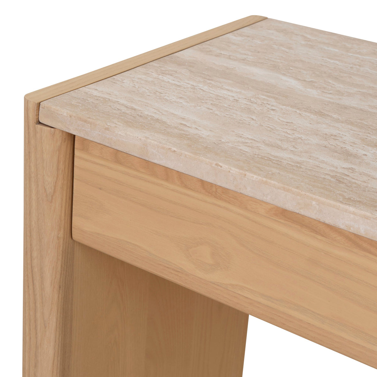 Sherside 140cm Travertine Console Table