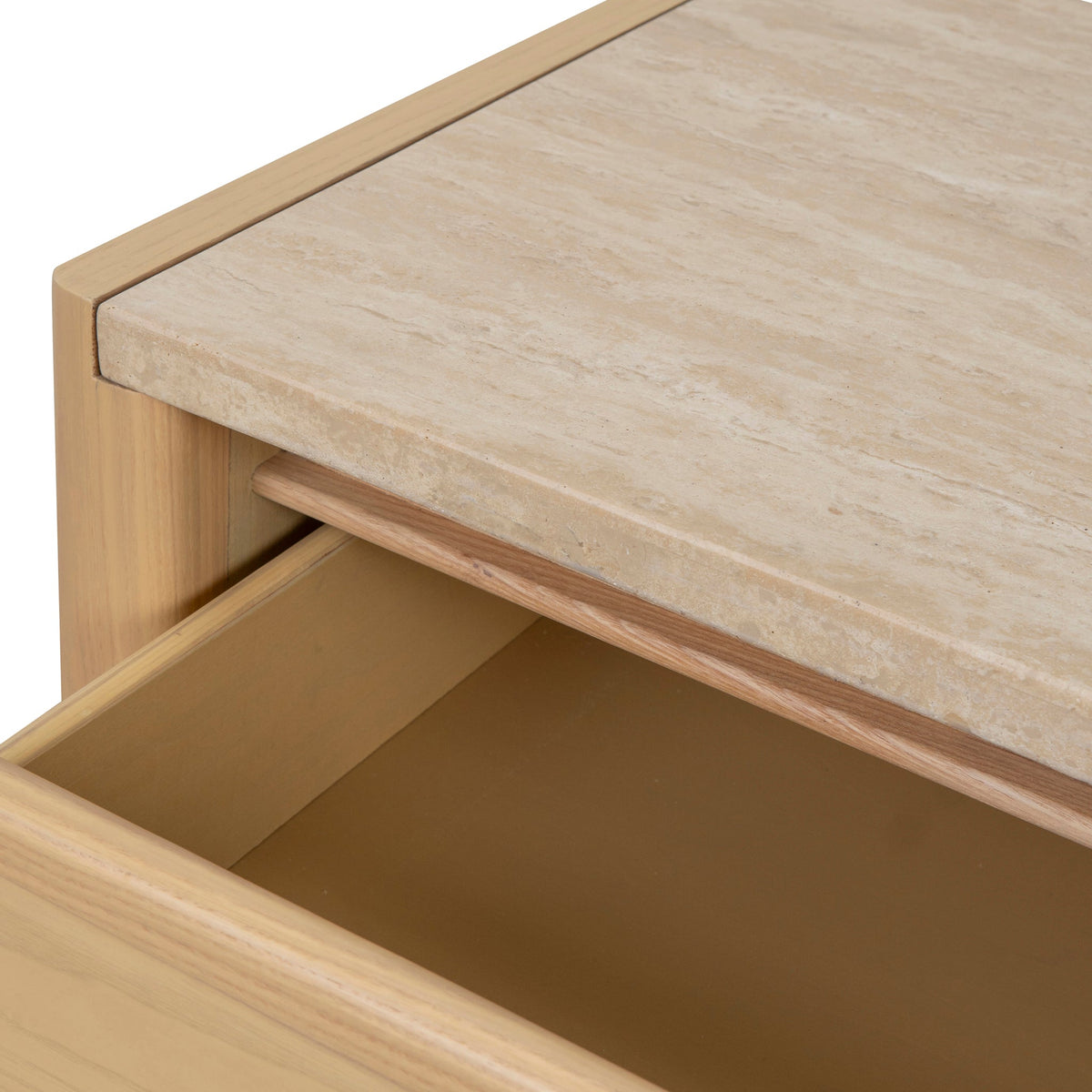 Selstone 160cm Travertine Chest of Drawers
