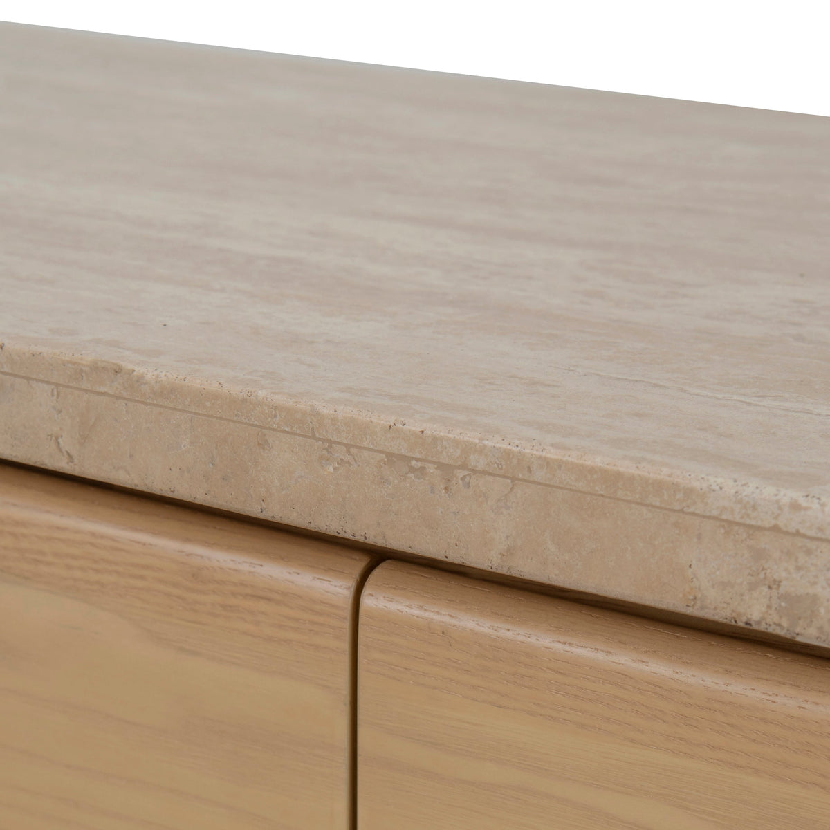 Selstone 160cm Travertine Chest of Drawers