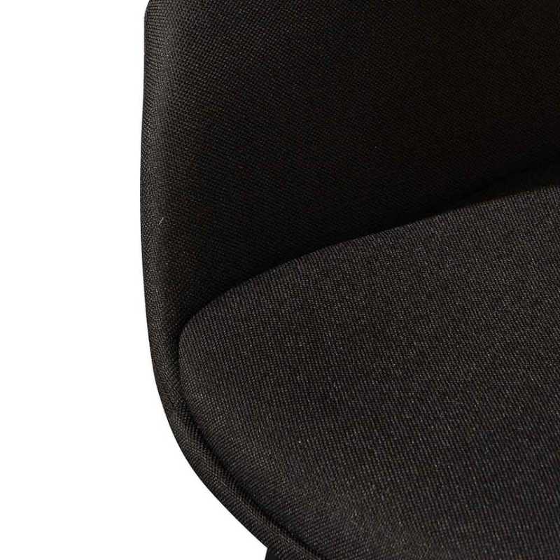 Daleshire Fabric Dining Chair Black Set Of 2 Seat Corner View