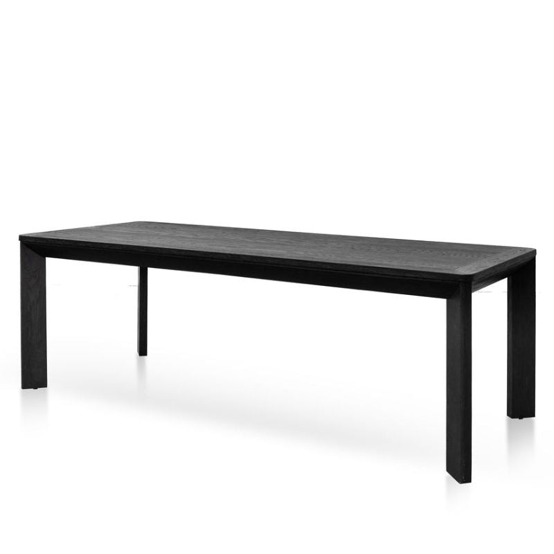Dalewooden 240CM Wooden Dining Table Black