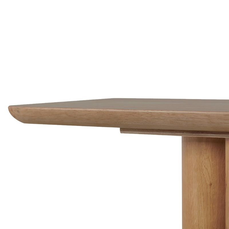 Delwood 160CM Console Table Natural Top Finish
