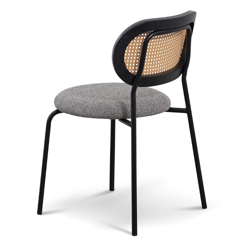 Dunhill Dining Chair Set Of 2 Spec Charcoal Side Angle