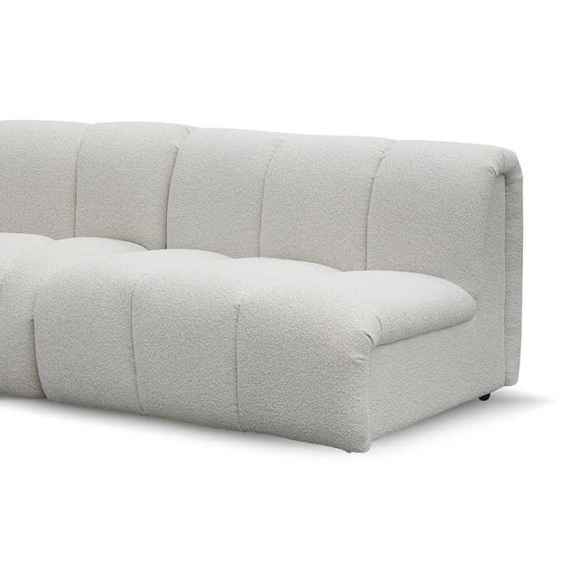 Eastham Modular Sofa Pearl Boucle Right Side View