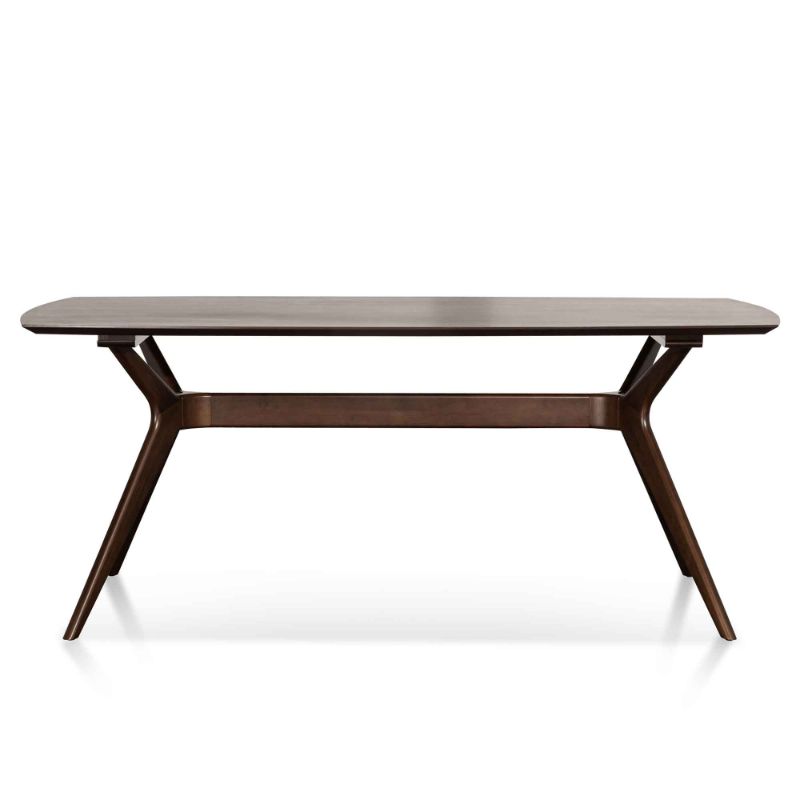 Edenbrook 185CM Wooden Dining Table WalnutFront View