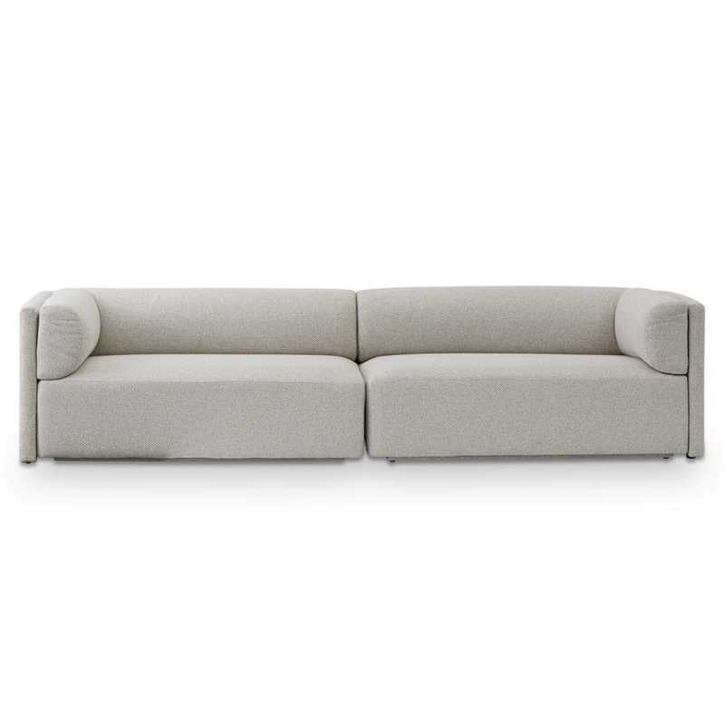 Elmtree 4 Seater Fabric Sofa Front View