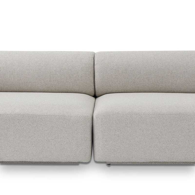 Elmtree 4 Seater Fabric Sofa Middle View