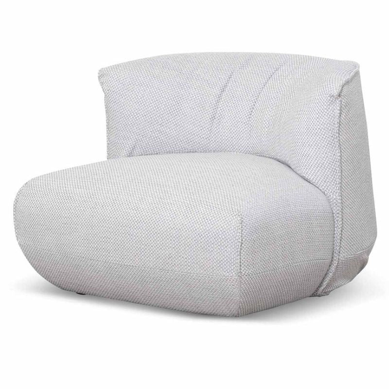 Emerson Lounge Chair Passive Grey Side Angle