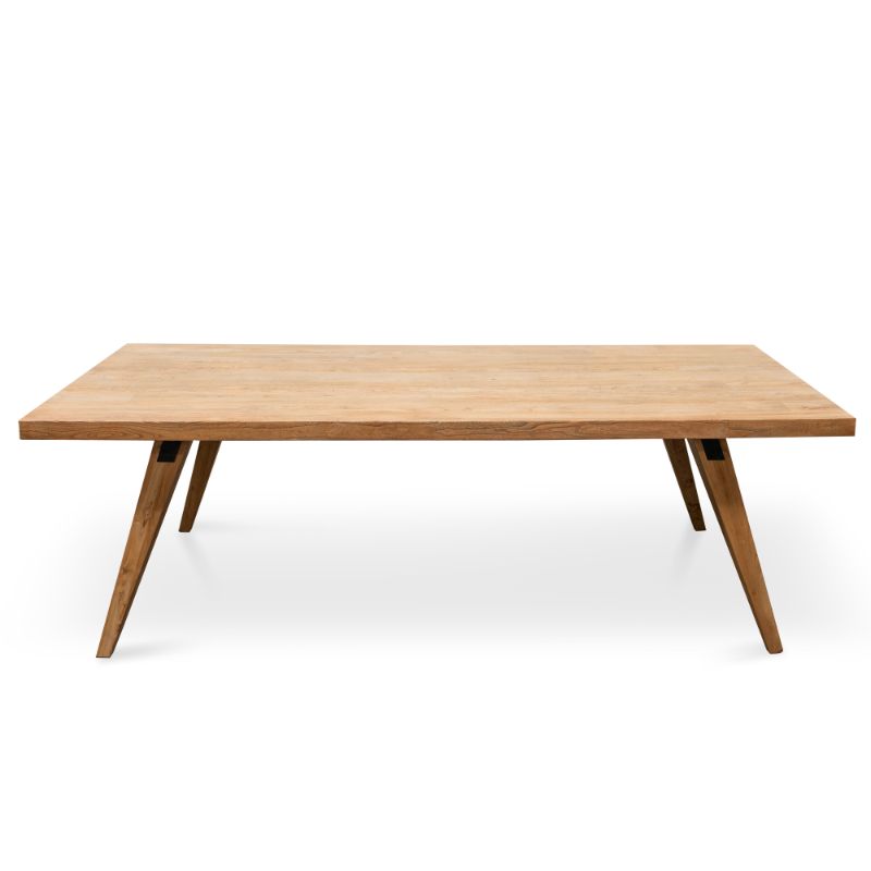 Fairhaven 240CM Wooden Dining Table Front