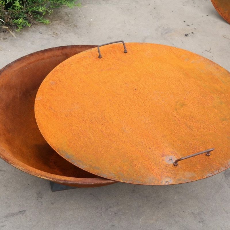 Fire Pit Lid 105cm With Fire Pit Outdoor