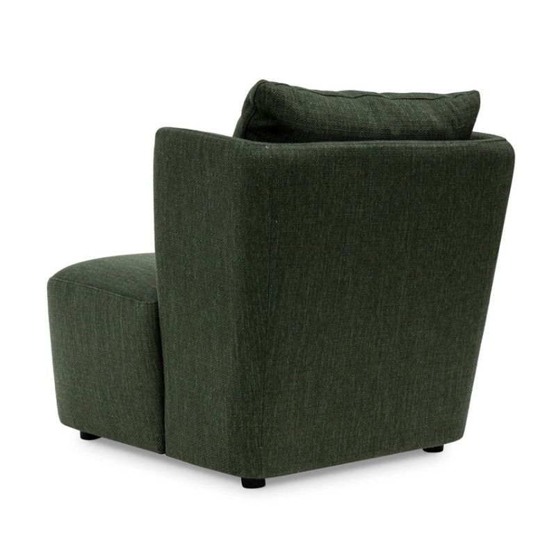 Forestdale Fabric Armchair Fir Green Right Back