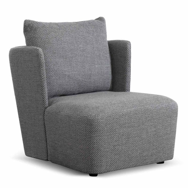Forestdale Fabric Armchair Noble Grey Left Angle