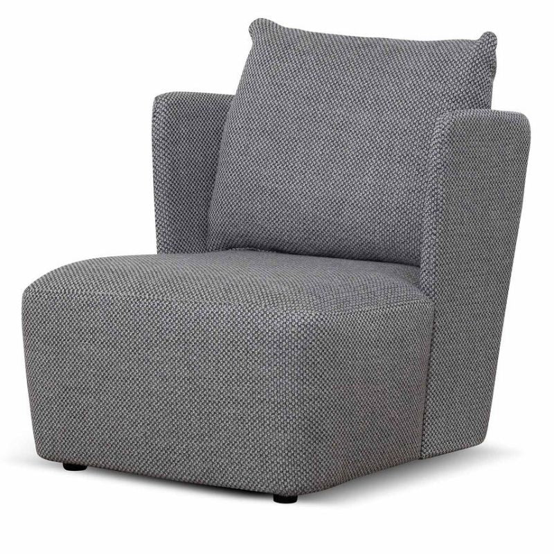 Forestdale Fabric Armchair Noble Grey Right Angle