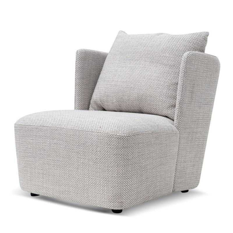 Forestdale Fabric Armchair Passive Grey Angle