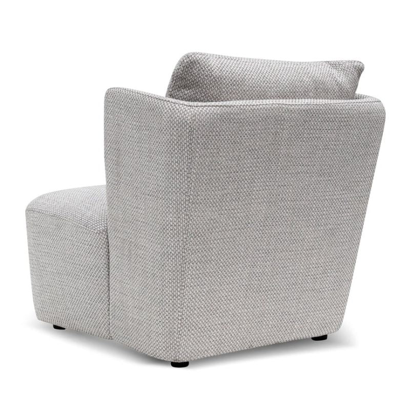 Forestdale Fabric Armchair Passive Grey Left Back