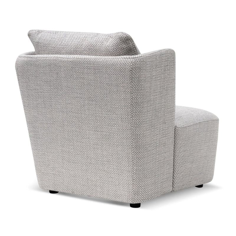 Forestdale Fabric Armchair Passive Grey Right Back