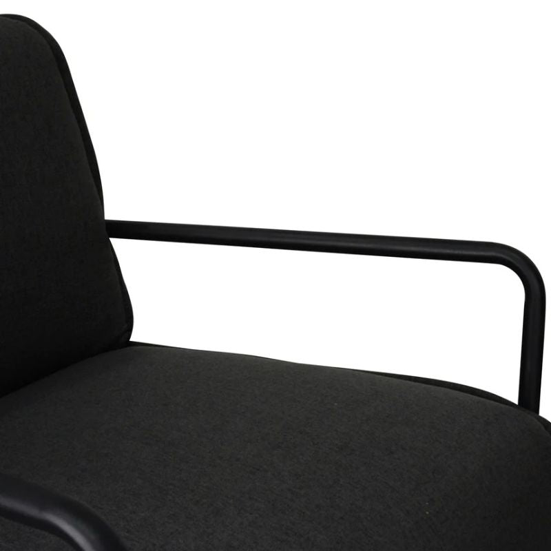 Graystone Lounge Chair Dark Grey Handle