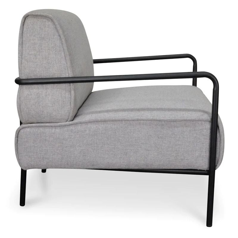Graystone Lounge Chair Light Grey Side