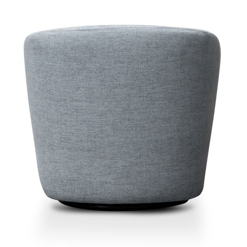 Harland Fabric Lounge Chair Light Grey Back