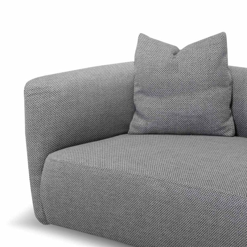 Havenwood 3 Seater Fabric Sofa Noble Grey Left