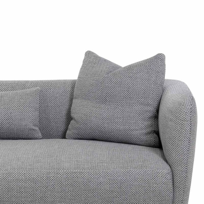 Havenwood 3 Seater Fabric Sofa Noble Grey Right