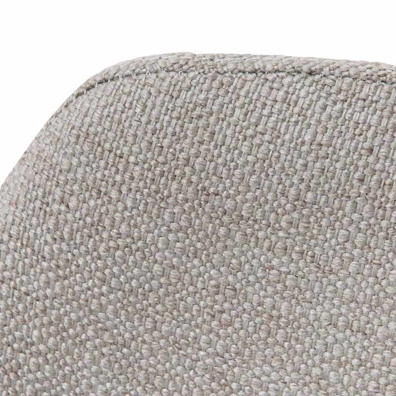 Head 68CM Modern Bar Stool Beige Fabric Closeup View