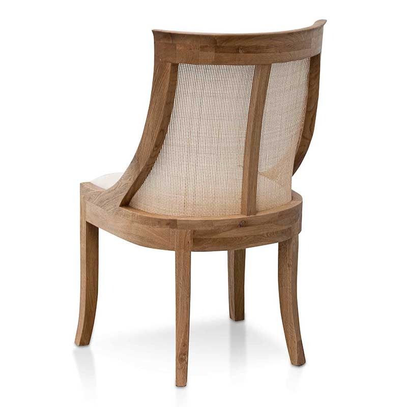 Heaton Pine Dining Chair Set Of 2 Back Angle View