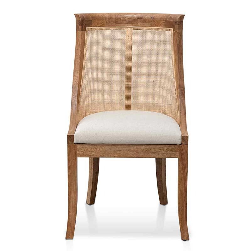 Heaton Pine Dining Chair Set Of 2 Front View