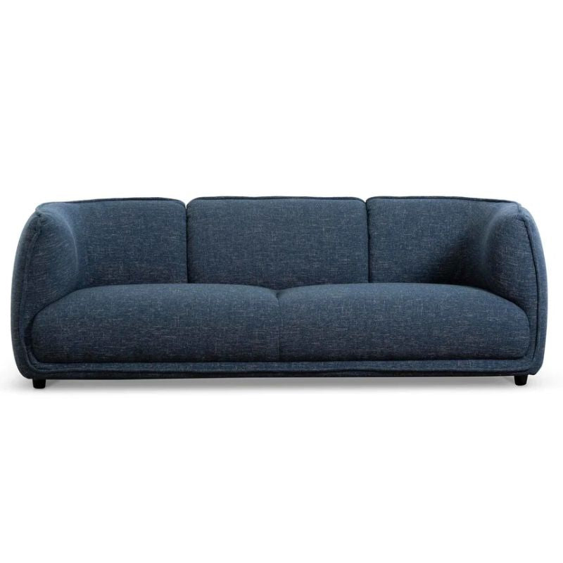 Horizons 3 Seater Fabric Sofa Dark Blue Full
