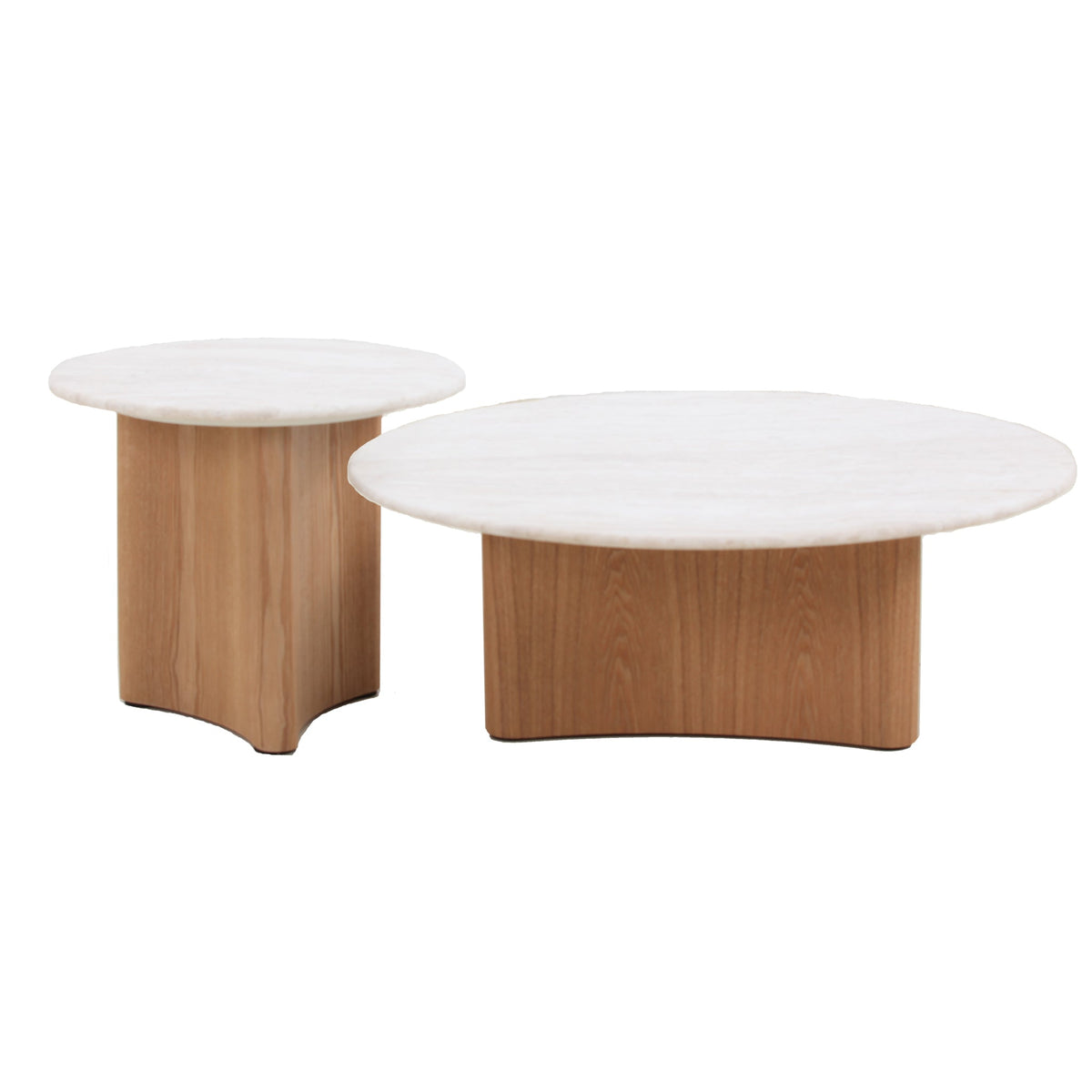 Queensham Nested Travertine Coffee Table