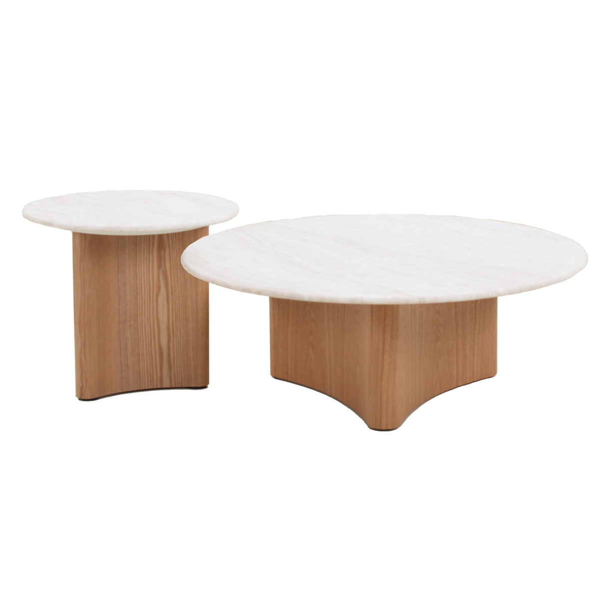 Queensham Nested Travertine Coffee Table