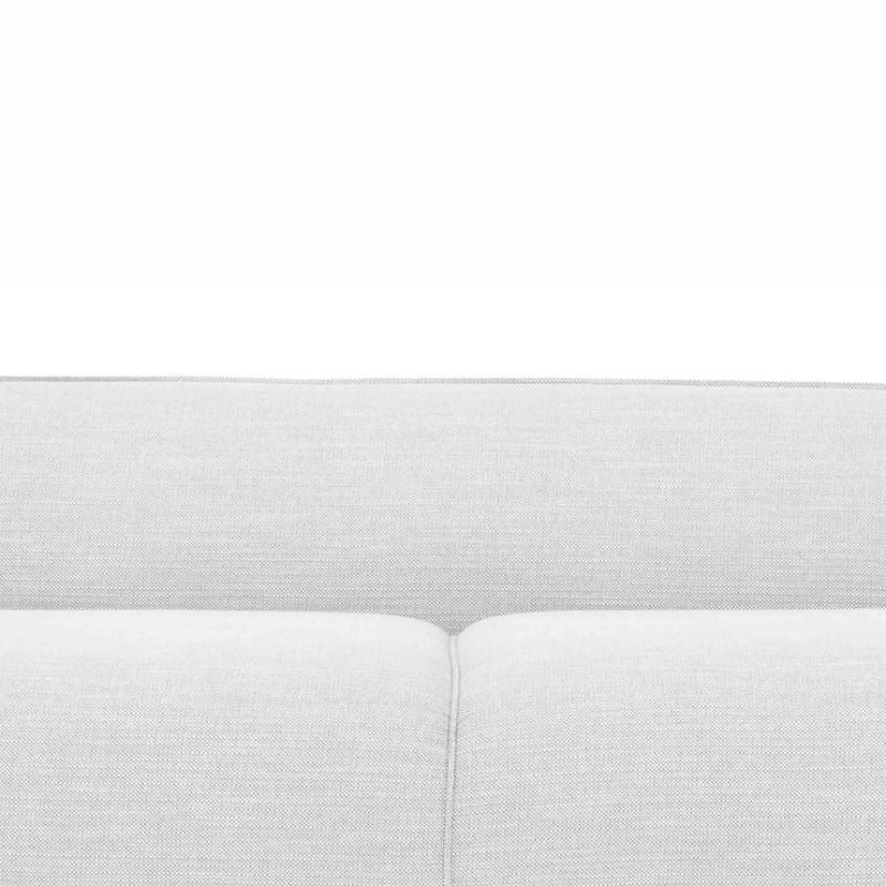 Inwood 3 Seater Fabric Sofa Light Texture Grey Close