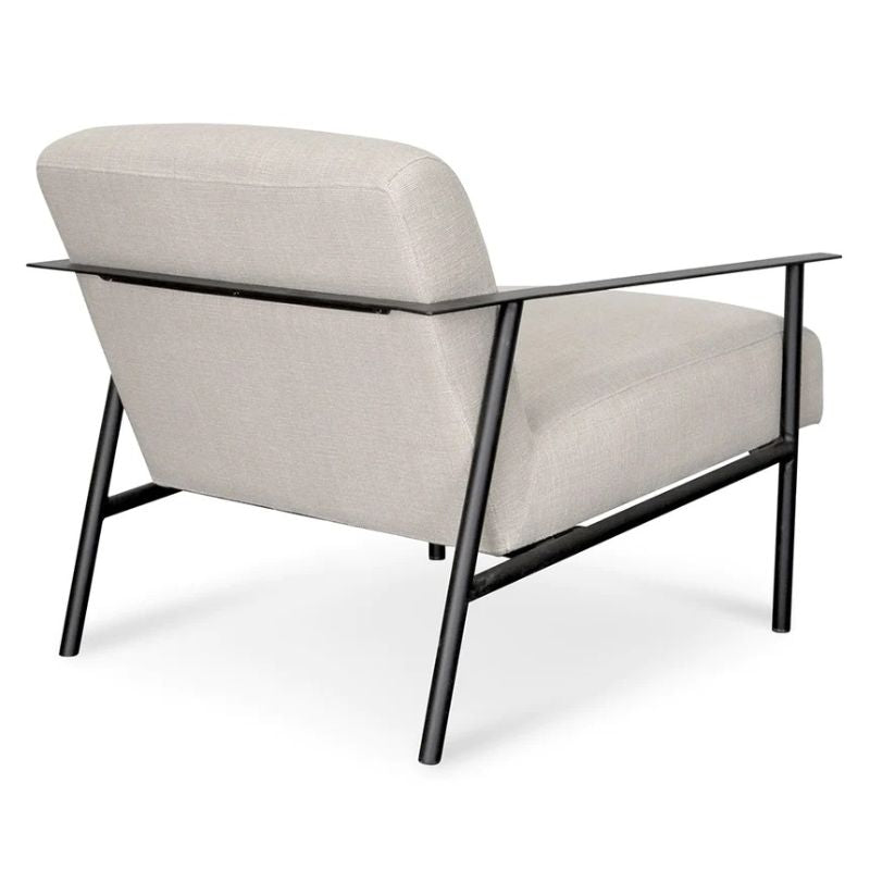 Ivybrook Lounge Chair Beige Back Side