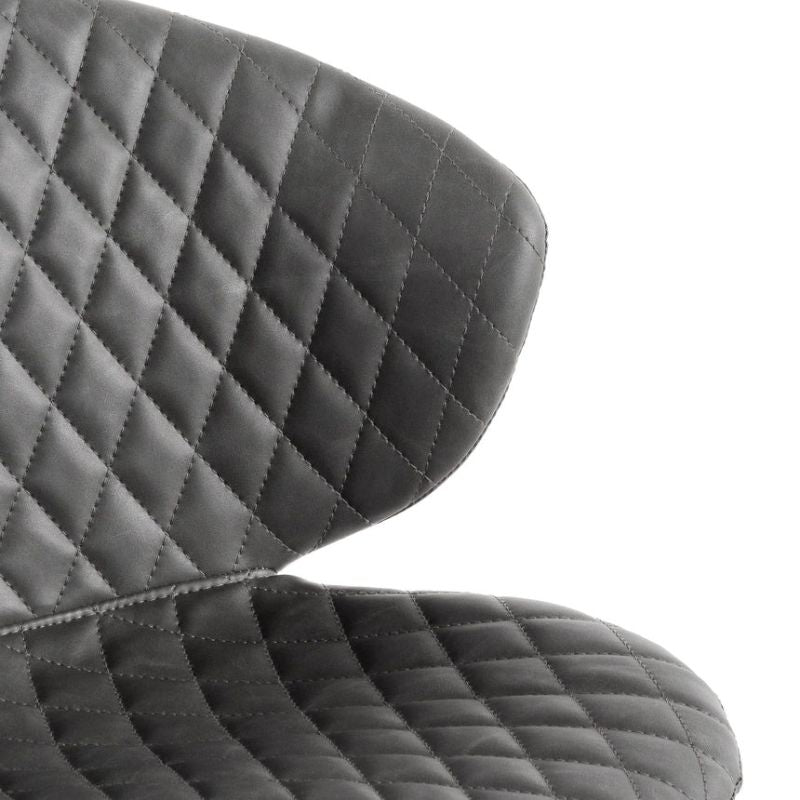 Kenmore Office Chair Charcoal With White Base Seat