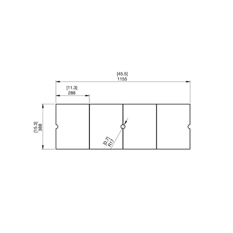 L50 Coffee Table Converter Plate Drawing