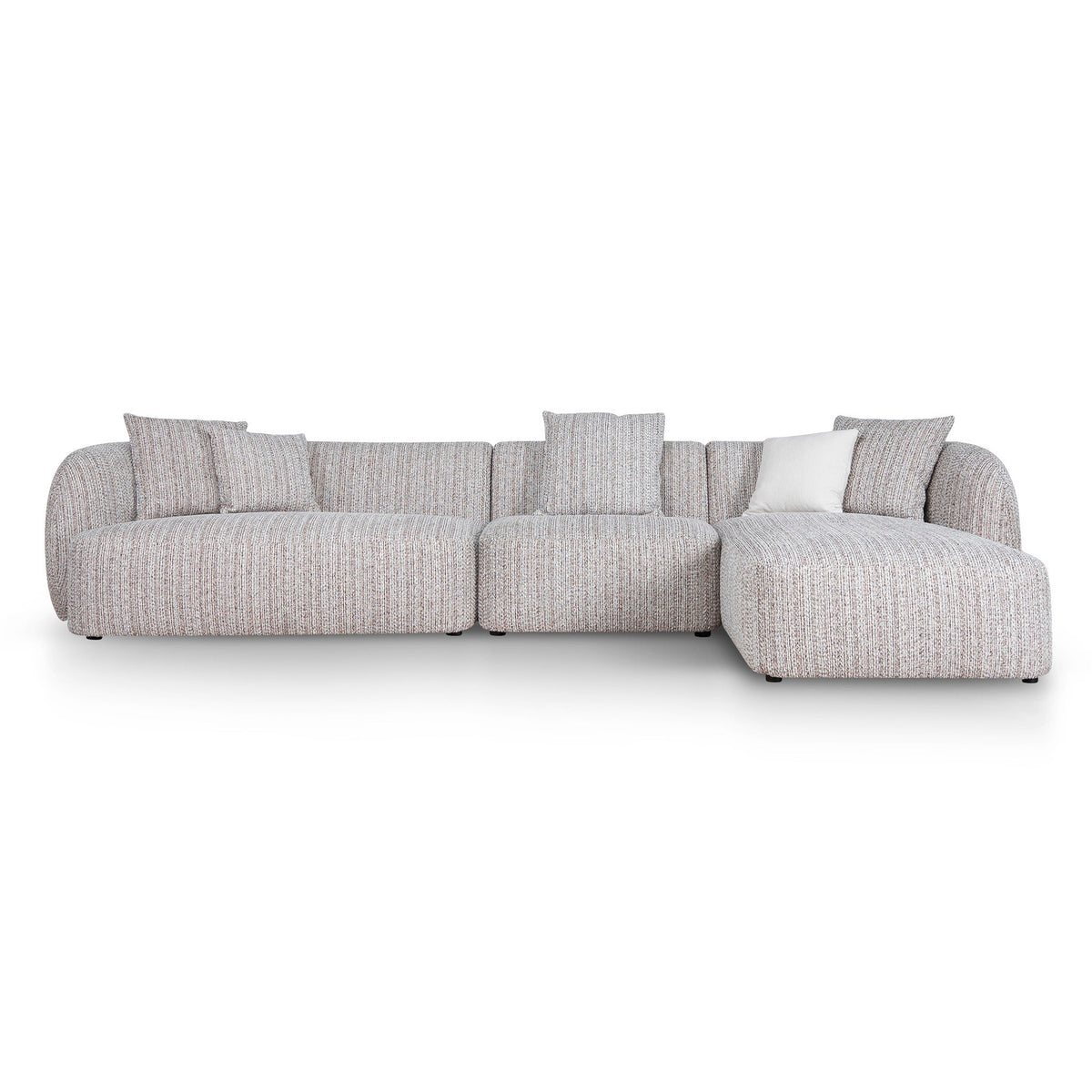 Silvermere 4 Seater Right Chaise Sofa