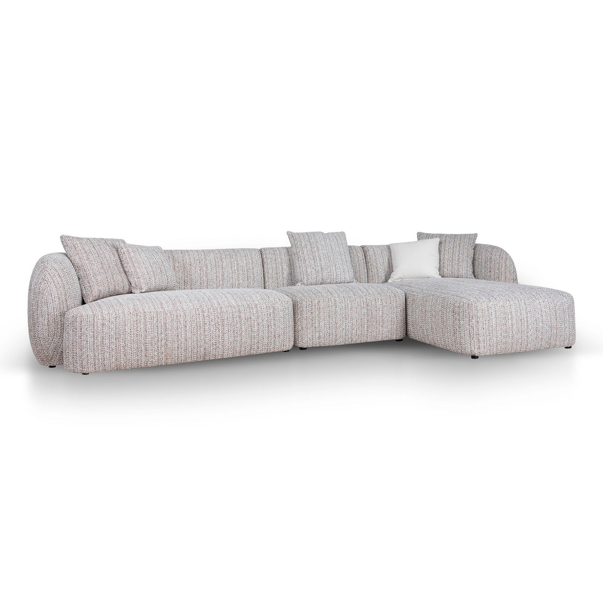Silvermere 4 Seater Right Chaise Sofa