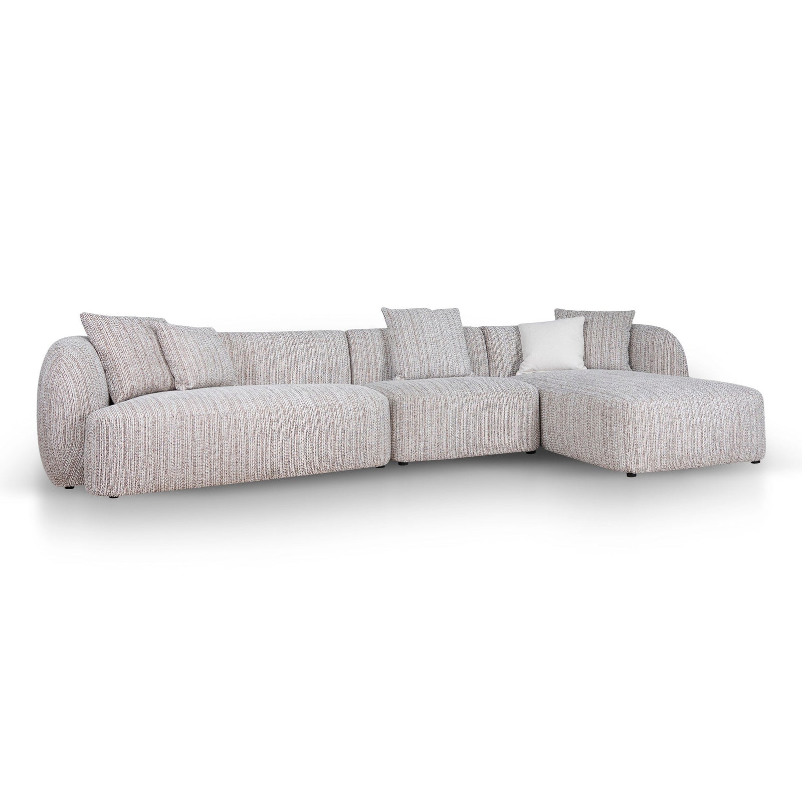 Silvermere 4 Seater Right Chaise Sofa