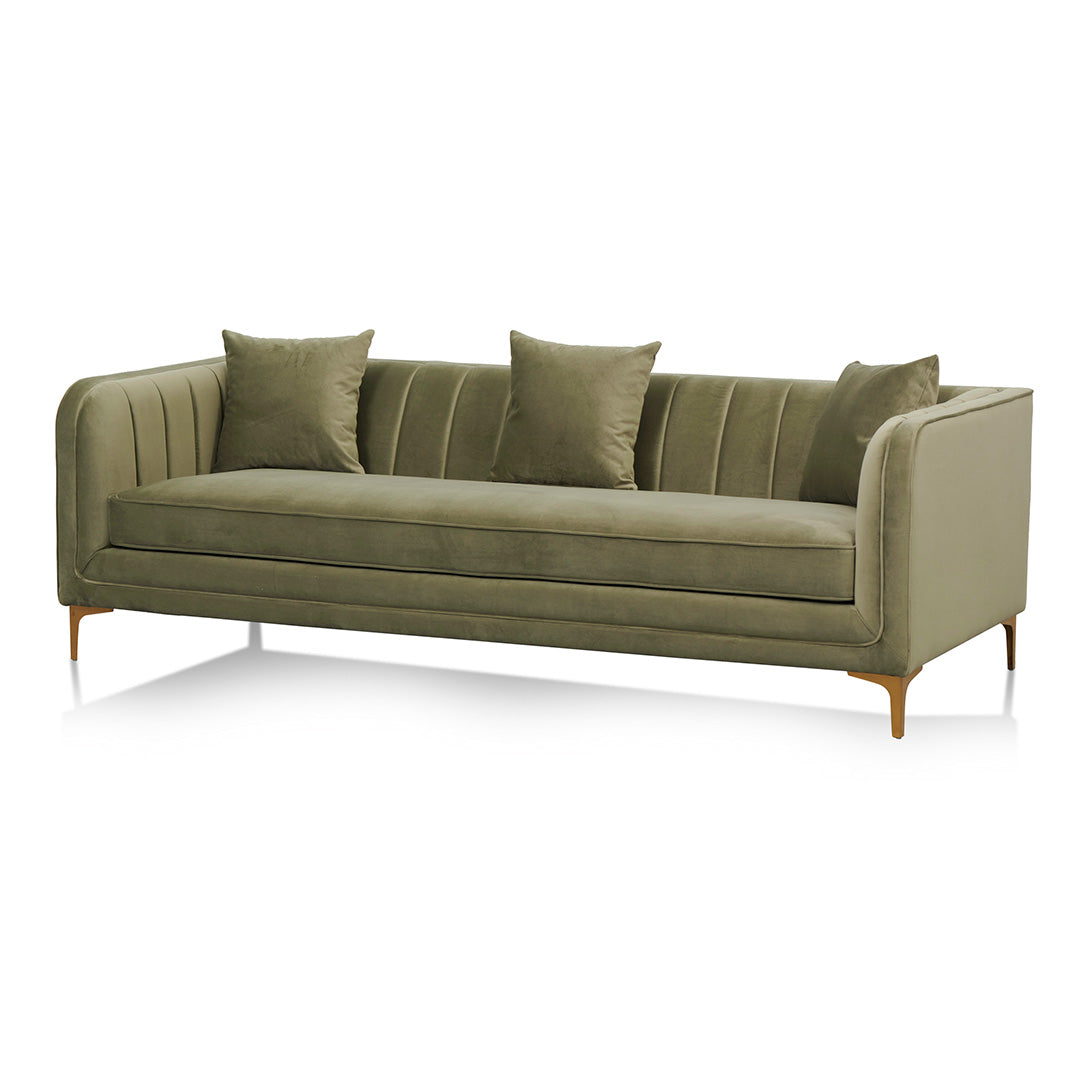 Oakland 3 Seater Fabric Sofa