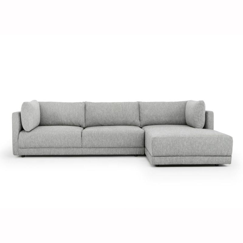 Lakeview 3 Seater Fabric Sofa Right Chaise Front View